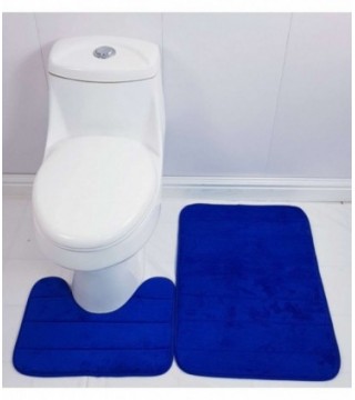 TAPETE PARA BAÑO 2 PIEZAS, COLOR AZUL