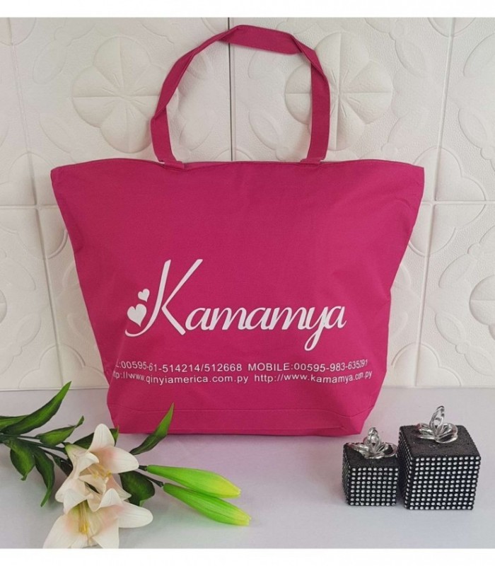 BOLSO KAMAMYA 0.40X0.50 COLOR ROSA OSCURO