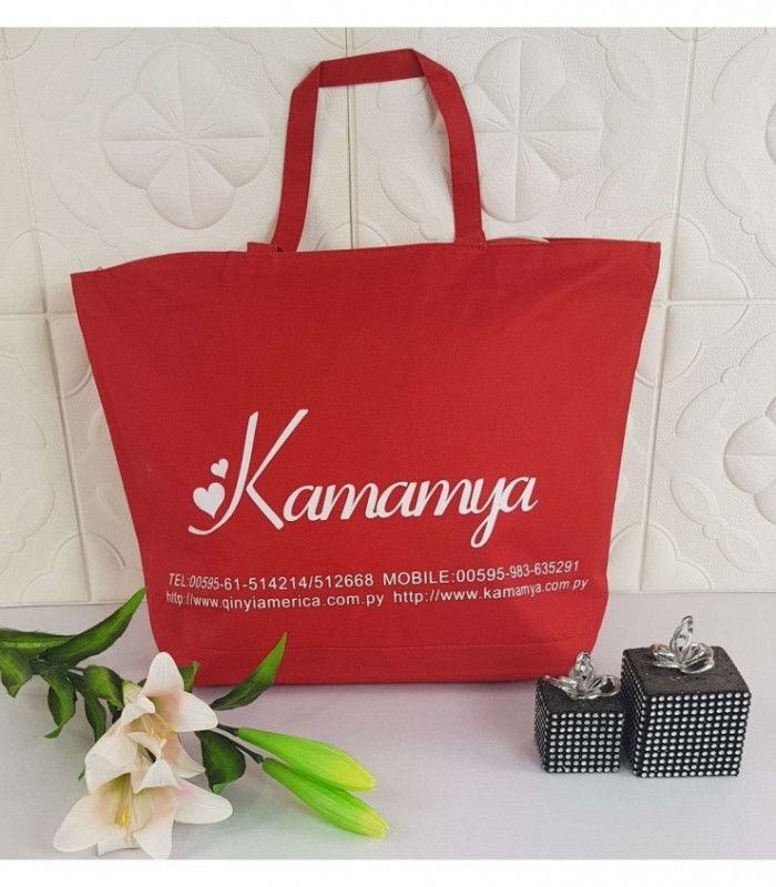 BOLSO KAMAMYA 0.40X0.50 COLOR ROJO