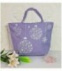 BOLSO KAMAMYA 0.40X0.50 COLOR LILA CON DISEÑO