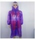 CAPA PARA LLUVIA FEMENINO- COLOR LILA A MOTAS