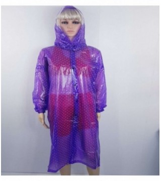 CAPA PARA LLUVIA FEMENINO- COLOR LILA A MOTAS