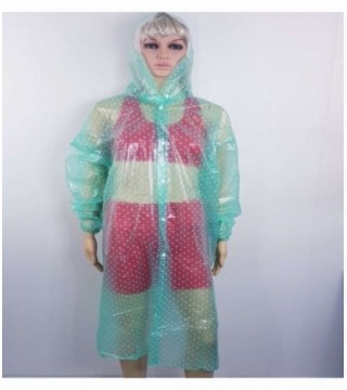 CAPA PARA LLUVIA FEMENINO- COLOR VERDE A MOTAS