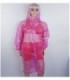 CAPA PARA LLUVIA FEMENINO- COLOR ROSADO A MOTAS