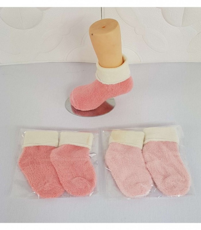 MEDIA PELUDITO PARA BEBE 3-12 MESES VARIOS COLORES