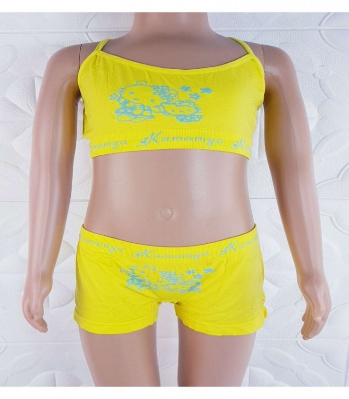 ROPA INTERIOR INFANTIL COLOR AMARILLO