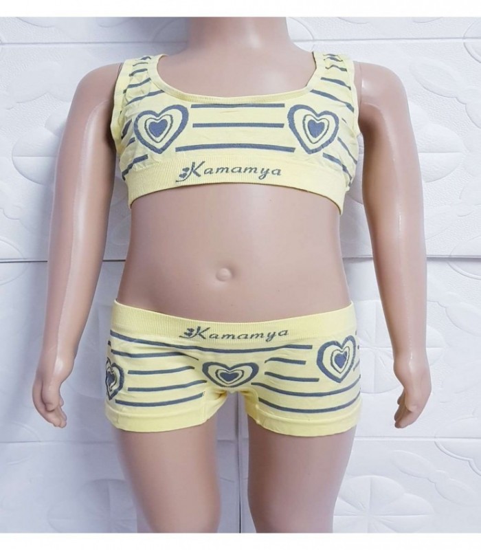 ROPA INTERIOR INFANTIL COLOR AMARILLO