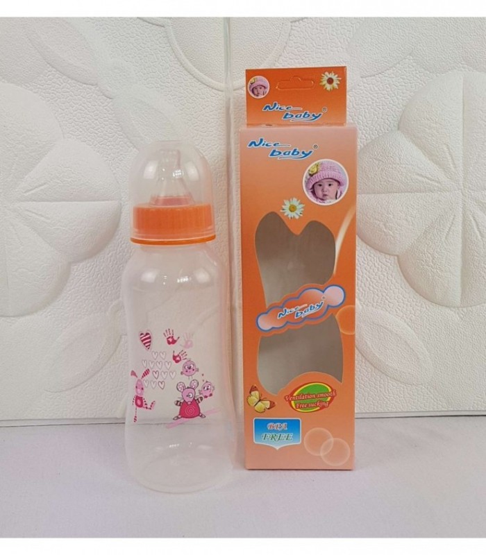 MAMADERA 300 ML COLOR NARANJA