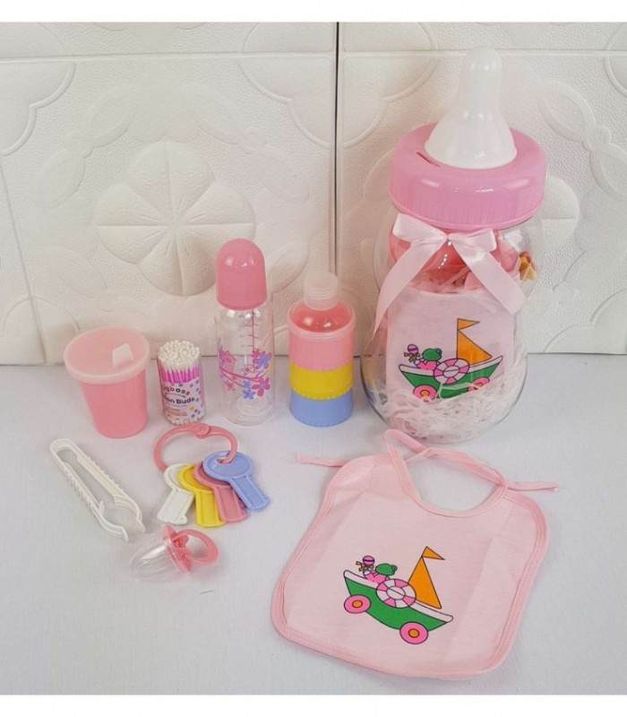 KIT DE MAMADERA COLOR ROSADO