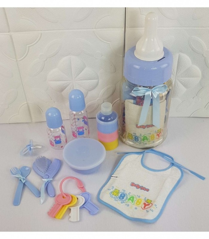 KIT DE MAMADERA COLOR CELESTE