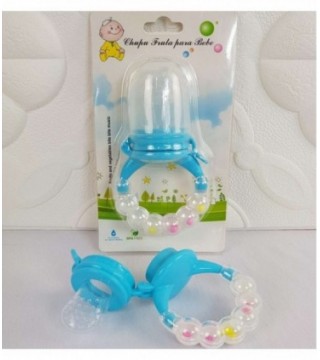 CHUPA FRUTA CON SONAJERO PARA BEBE