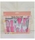 KIT DE HIGIENE PARA BEBE - 10 PIEZAS COLOR ROSADO