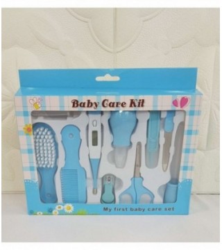 KIT DE HIGIENE PARA BEBE - 10 PIEZAS COLOR CELESTE