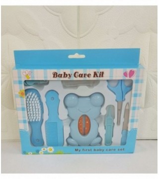 KIT DE HIGIENE PARA BEBE - 8 PIEZAS COLOR CELESTE