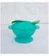 PLATO CON CUCHARITA PARA BEBE - COLOR VERDE