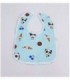 BABERO PARA BEBE - COLOR CELESTE CON DIBUJO