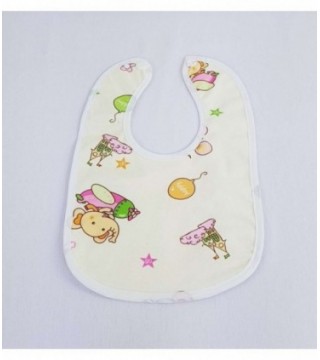 BABERO PARA BEBE - COLOR AMARILLO CON DIBUJO