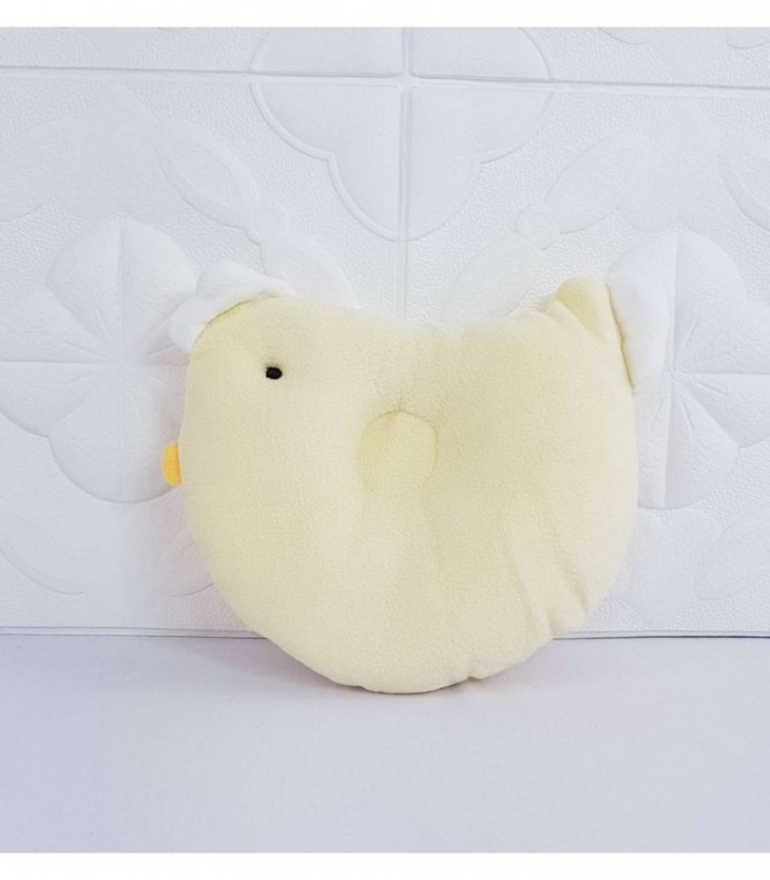 ALMOHADA PARA BEBE- DISEÑO POLLITO COLOR AMARILLO