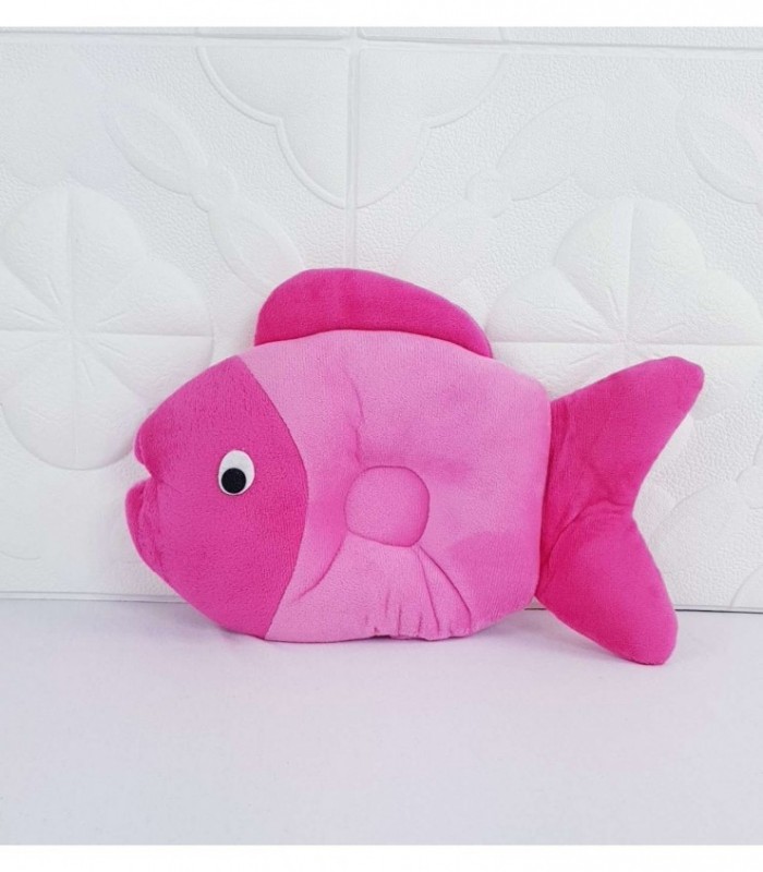 ALMOHADA PARA BEBE- DISEÑO PESCADITO COLOR ROSADO
