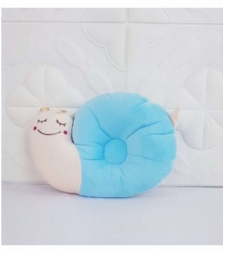 ALMOHADA PARA BEBE- DISEÑO CARACOL COLOR CELESTE