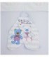 BABERO PARA BEBE - COLOR CELESTE CON DISEÑO