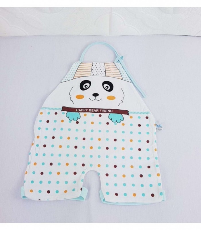 BABERO PARA BEBE - COLOR VERDE CON DISEÑO