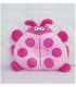 ALMOHADA PARA BEBE- DISEÑO BICHITO COLOR ROSADO