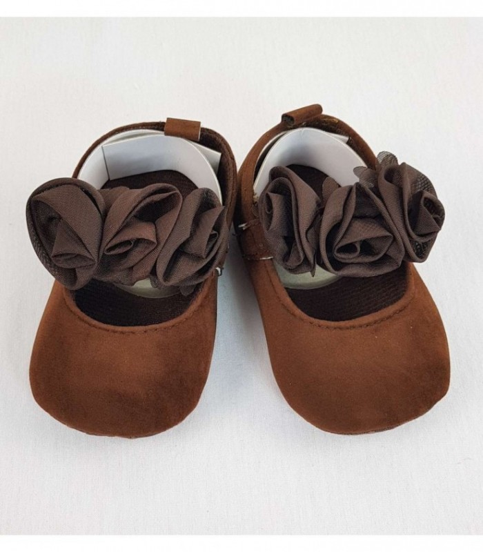 ZAPATITO GAMUSADO PARA BEBE - COLOR MARRON