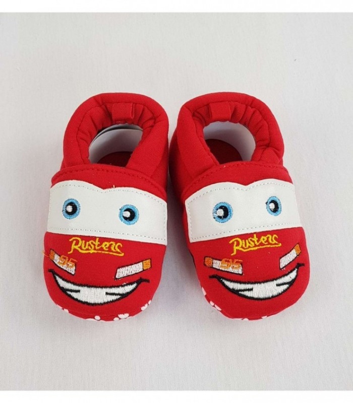 ZAPATITO PARA BEBE- DISEÑO CARS COLOR ROJO