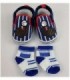 ZAPATITO PARA BEBE CON MEDIA - COLOR AZUL