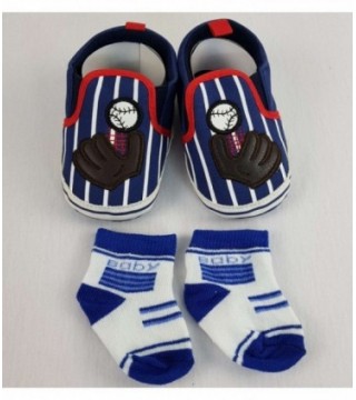 ZAPATITO PARA BEBE CON MEDIA - COLOR AZUL