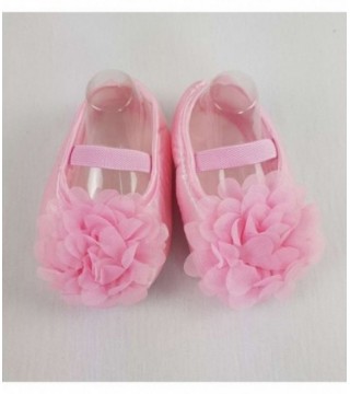 ZAPATITO CON FLOR PARA BEBE - COLOR ROSADA