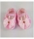 ZAPATITO CON MOÑO PARA BEBE - COLOR ROSADA