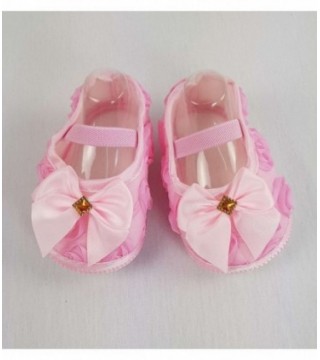 ZAPATITO CON MOÑO PARA BEBE - COLOR ROSADA