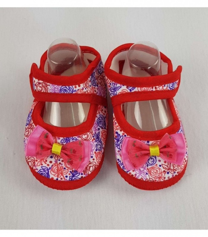 ZAPATITO PARA BEBE - ESTAMPADO ROJO