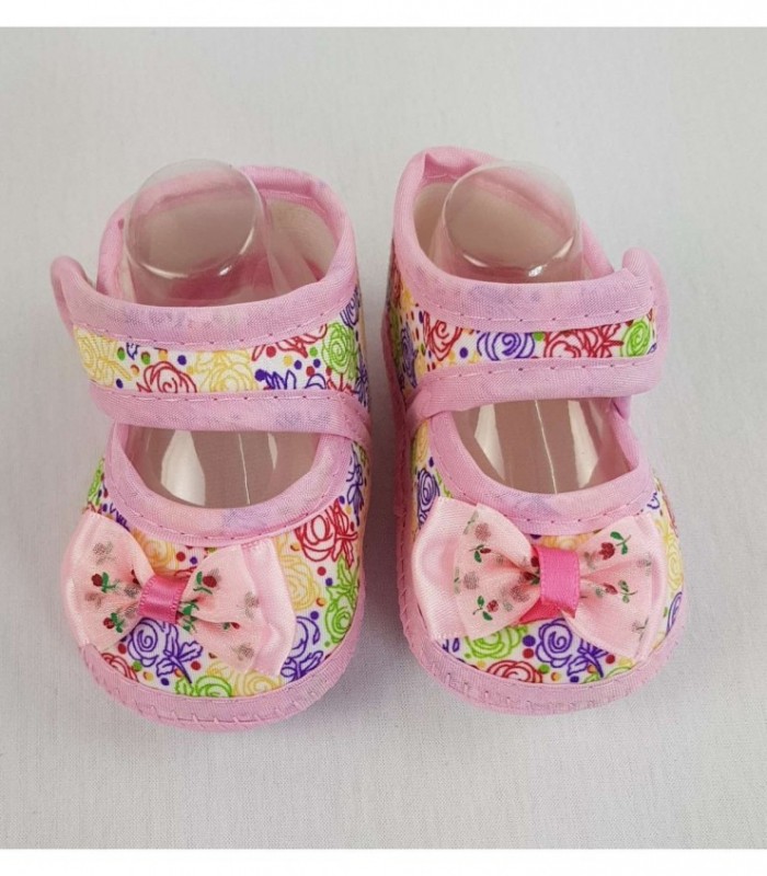 ZAPATITO PARA BEBE - ESTAMPADO ROSADO