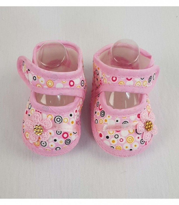 ZAPATITO PARA BEBE- COLOR ESTAMPADO ROSADO