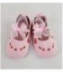 ZAPATITO CON BORDADO PARA BEBE - COLOR ROSADA