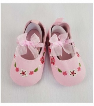 ZAPATITO CON BORDADO PARA BEBE - COLOR ROSADA