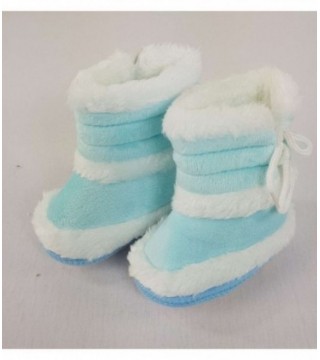 BOTITTA CON PELO PARA BEBE - COLOR CELESTE