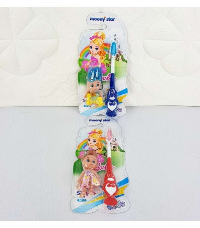 KIT DE CEPILLO DE DIENTE Y MUÑECA