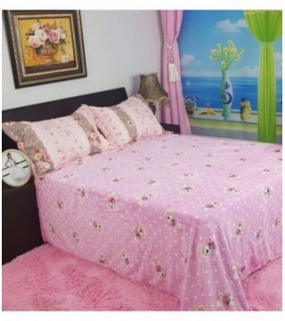 MANTA 1.80X2.10 ROSA CON DISEÑO DE OSITO