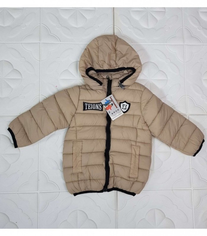 CAMPERA INFANTIL MASCULINO - COLOR CREMA