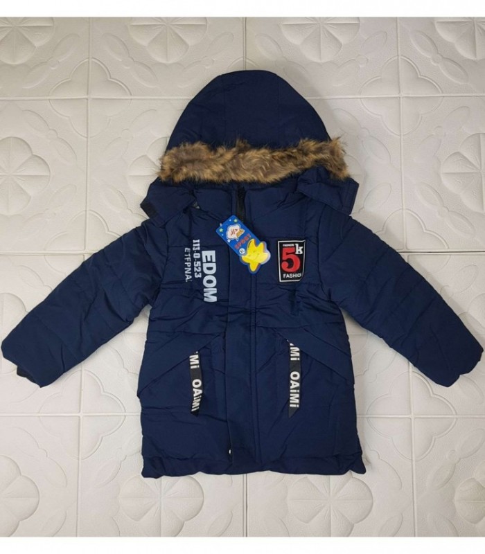 CAMPERA INFANTIL MASCULINO - COLOR AZUL MARINO