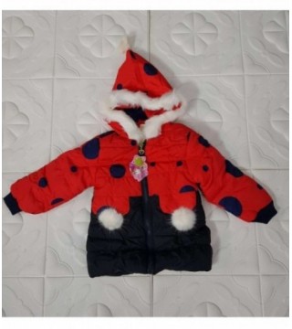 CAMPERA INFANTIL FEMENINA - COLOR ROJO ESTAMPADO