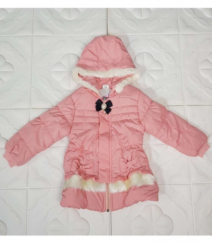 CAMPERA INFANTIL FEMENINA - COLOR ROSA CLARO