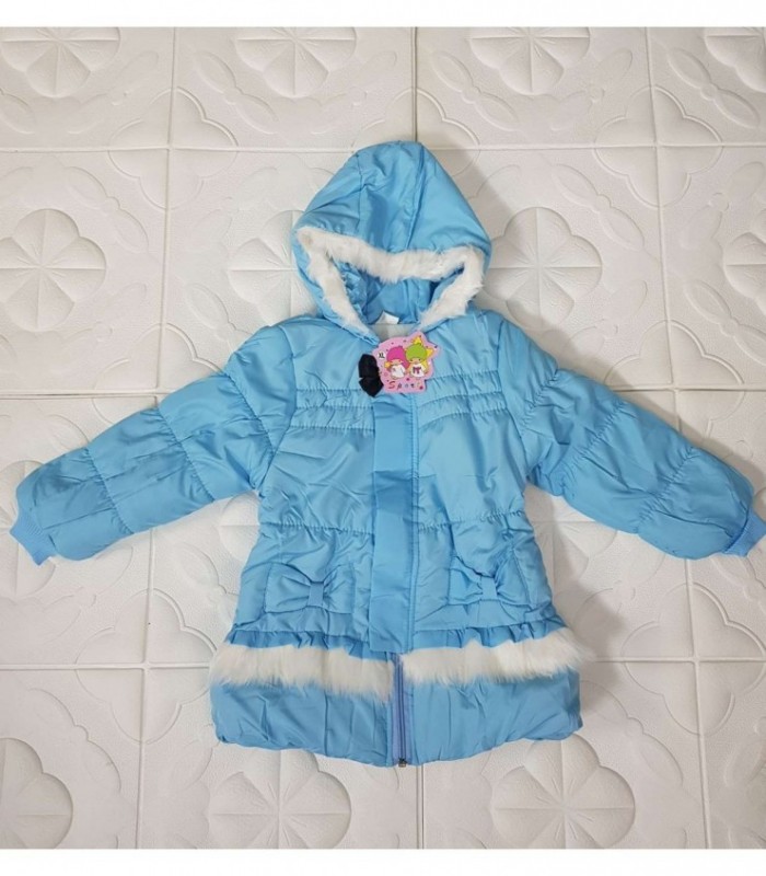 CAMPERA INFANTIL FEMENINA - COLOR CELESTE