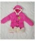 CAMPERA INFANTIL FEMENINA - COLOR ROSA OSCURO