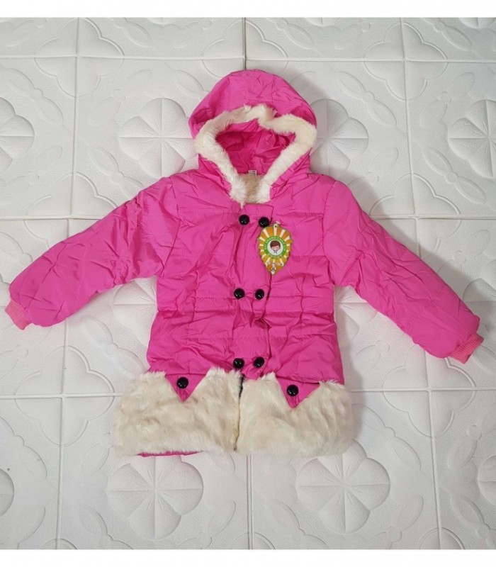 CAMPERA INFANTIL FEMENINA - COLOR ROSA OSCURO