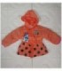 CAMPERA INFANTIL FEMENINA - COLOR NARANJADO CLARO